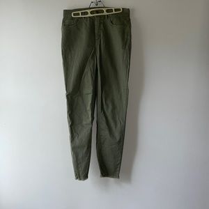 Olive green jeans